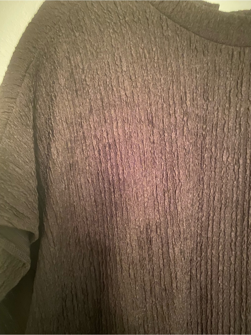 SHEIN Curve Black Ribbed Top - Picture 2 of 5